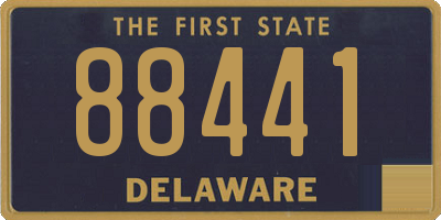 DE license plate 88441