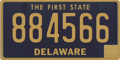 DE license plate 884566