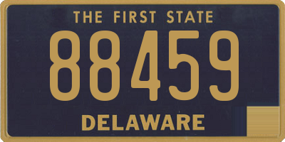 DE license plate 88459