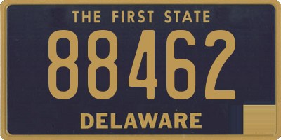 DE license plate 88462