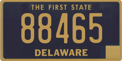 DE license plate 88465