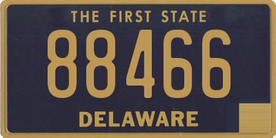 DE license plate 88466