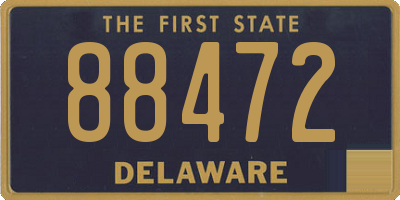 DE license plate 88472