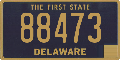DE license plate 88473