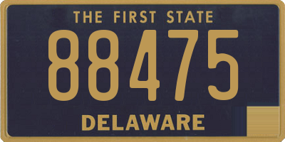 DE license plate 88475