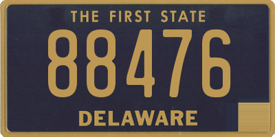 DE license plate 88476