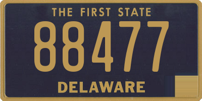 DE license plate 88477