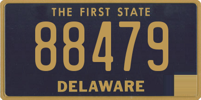 DE license plate 88479