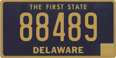 DE license plate 88489