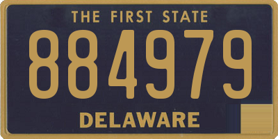 DE license plate 884979