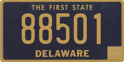 DE license plate 88501