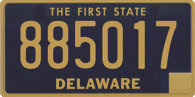 DE license plate 885017