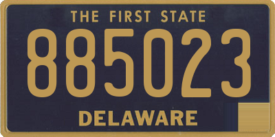 DE license plate 885023