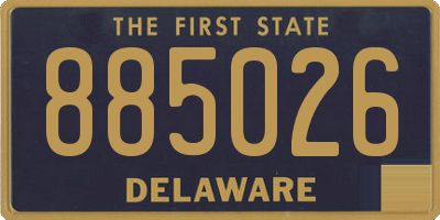 DE license plate 885026