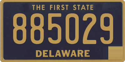 DE license plate 885029