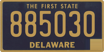 DE license plate 885030