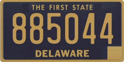 DE license plate 885044