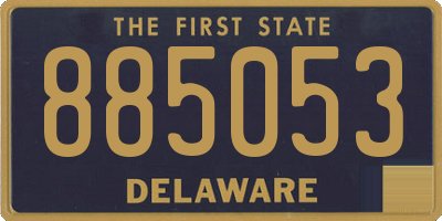 DE license plate 885053