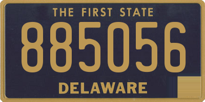 DE license plate 885056