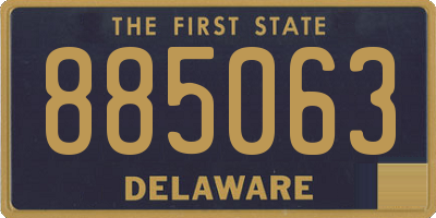DE license plate 885063
