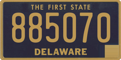 DE license plate 885070