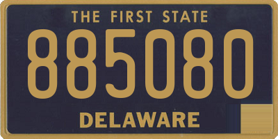 DE license plate 885080