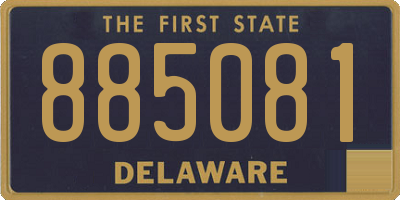 DE license plate 885081