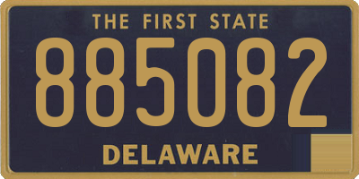 DE license plate 885082