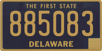 DE license plate 885083