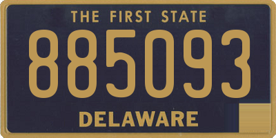 DE license plate 885093