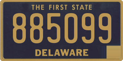 DE license plate 885099