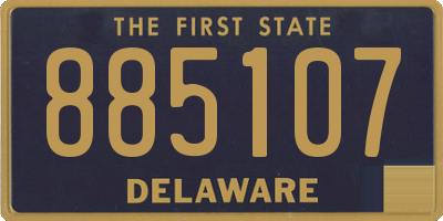 DE license plate 885107