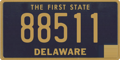 DE license plate 88511