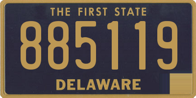 DE license plate 885119