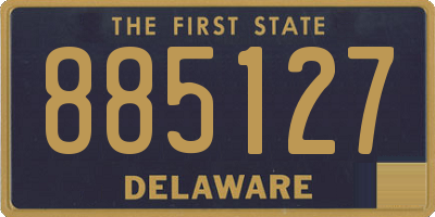 DE license plate 885127