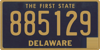 DE license plate 885129