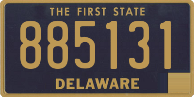 DE license plate 885131