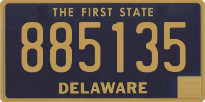 DE license plate 885135