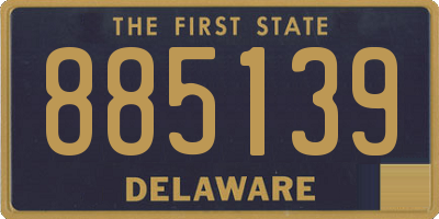 DE license plate 885139