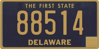 DE license plate 88514