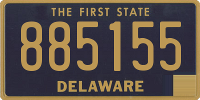 DE license plate 885155