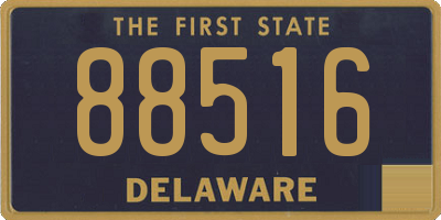 DE license plate 88516