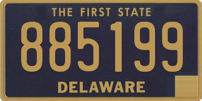DE license plate 885199