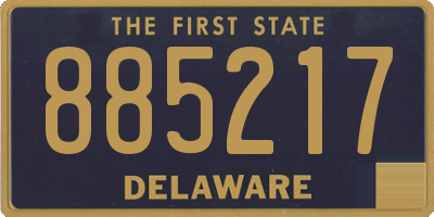 DE license plate 885217