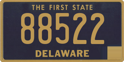 DE license plate 88522