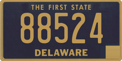 DE license plate 88524