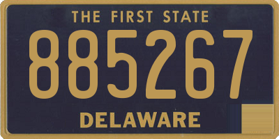 DE license plate 885267