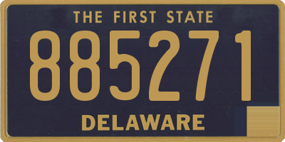 DE license plate 885271