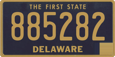 DE license plate 885282
