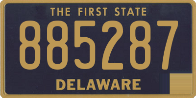 DE license plate 885287